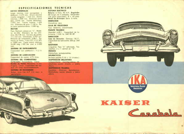 Kaiser Carabela Folder back